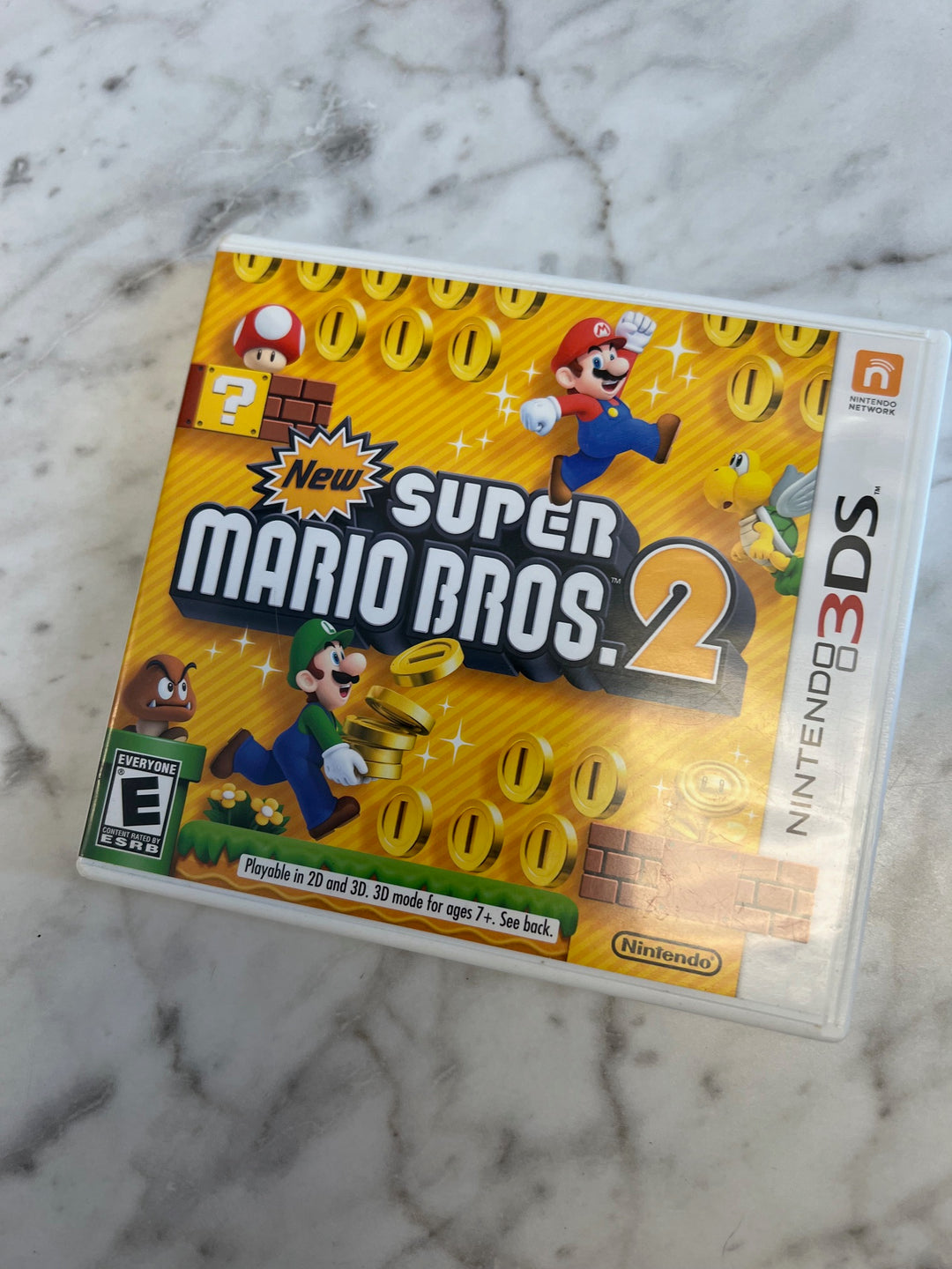 New Super Mario Bros 2 Nintendo 3DS Case and Manual Only No Game DO82824