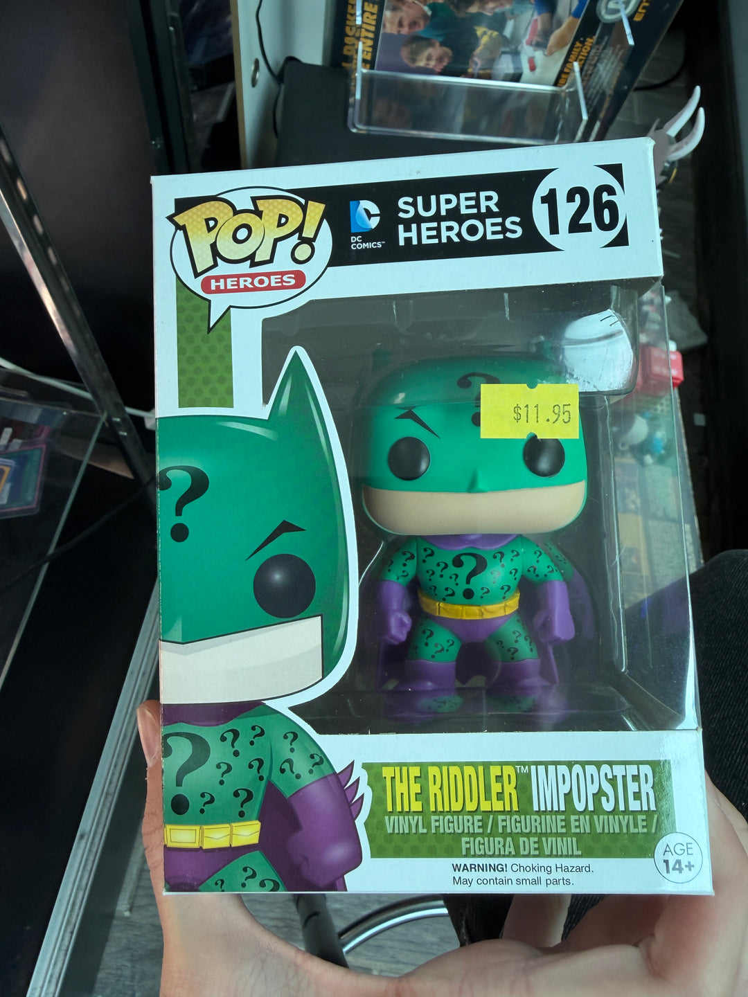 Funko Pop! The Riddler Imposter #126 DC Comics Super Heroes FP82126