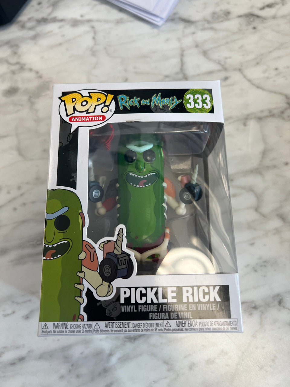 Action Figure Pickle Rick Pop Rick Morty Presents Pickle Rick Oni