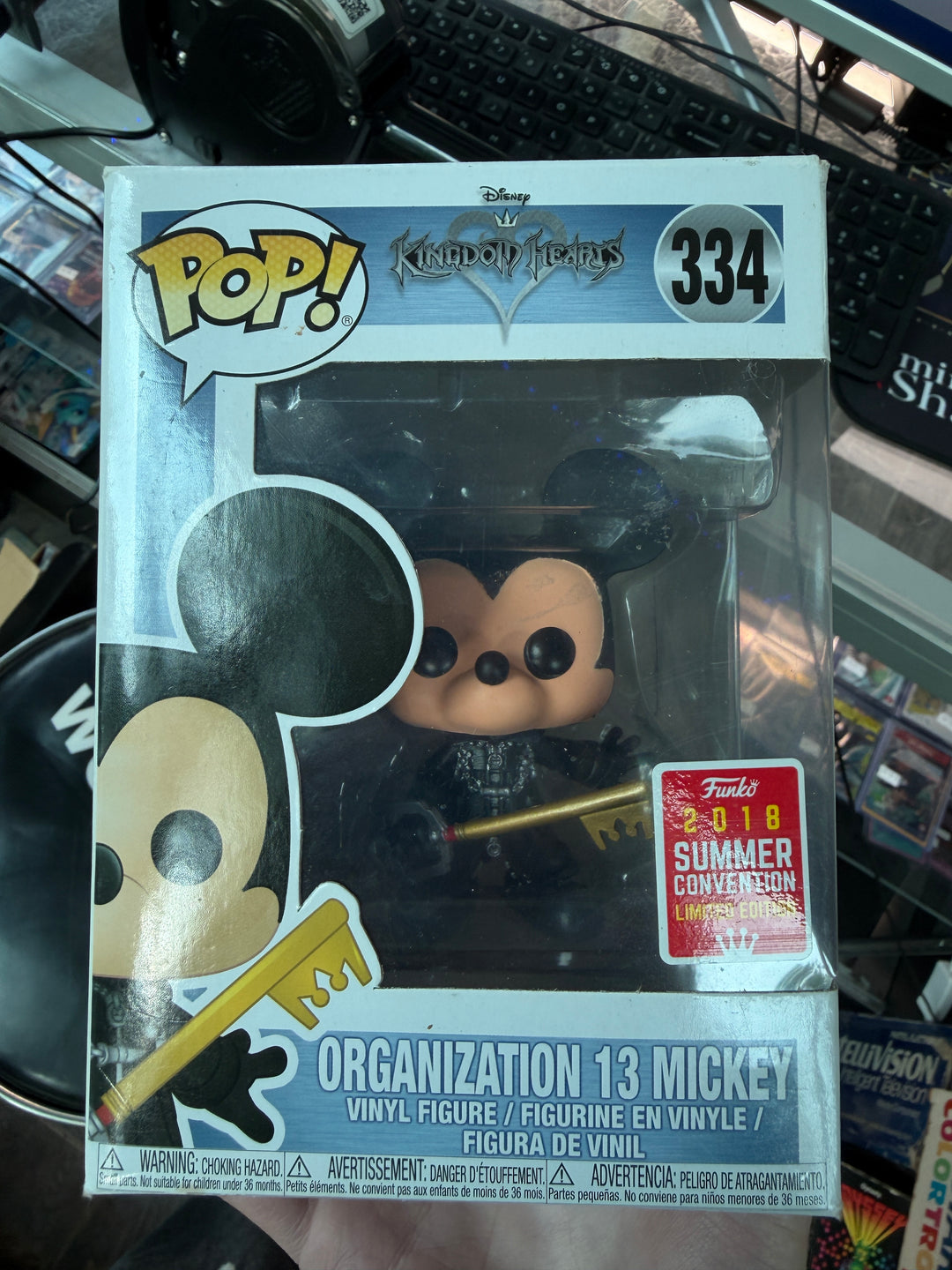 Funko Pop! Organization 13 Mickey #334 Kingdom Hearts FP82226