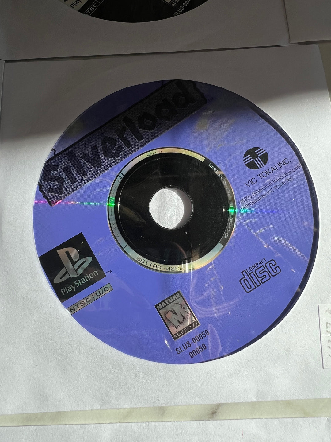 Silverload for PS1 Playstation DISC ONLY    DO112024