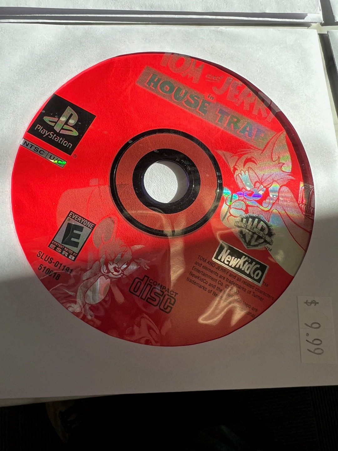 Tom and Jerry in House Trap for PS1 Playstation DISC ONLY    DO112024