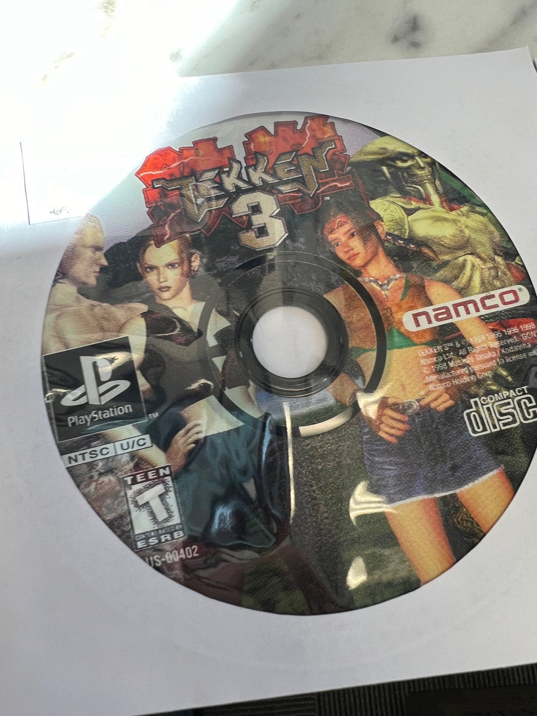 Tekken 3 for PS1 Playstation DISC ONLY    DO112024