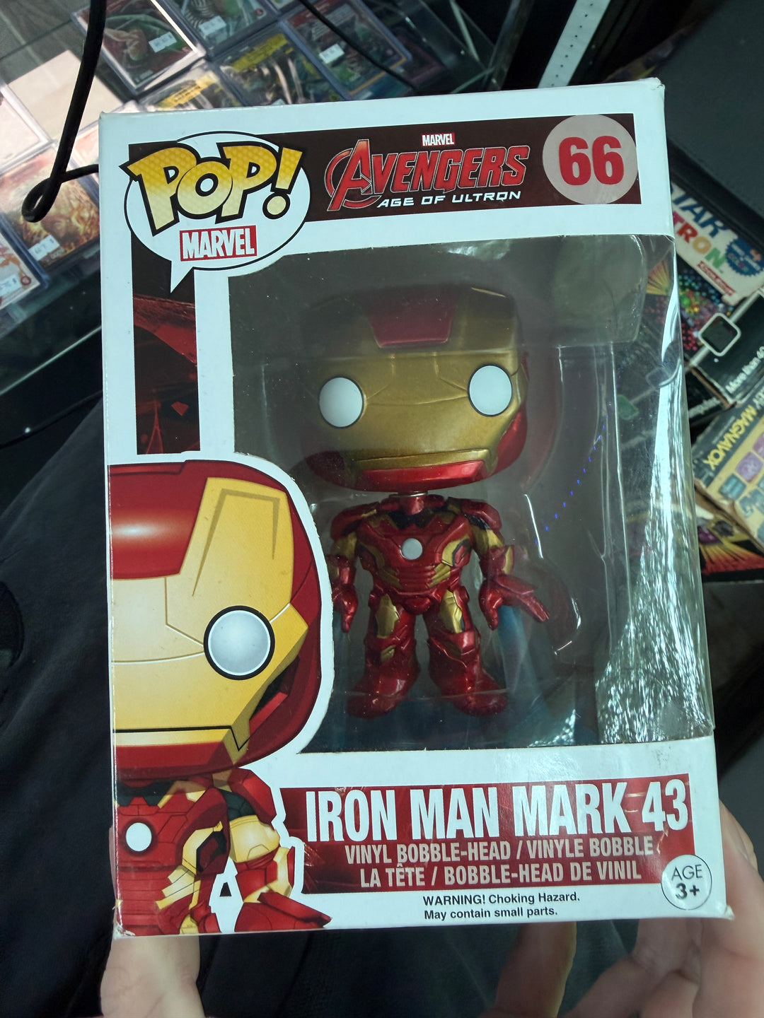 Funko Pop! Iron Man Mark 43 #66 Avengers Age of Ultron FP82226