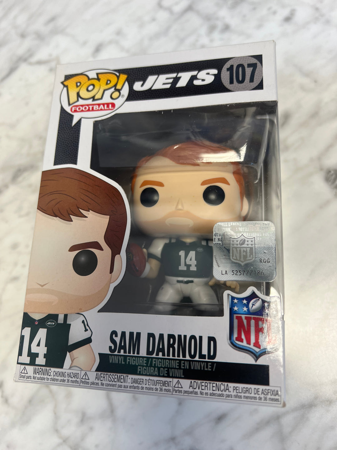 NFL Football Sam Darnold Jets Funko POP Vinyl Figure 107 FP82924