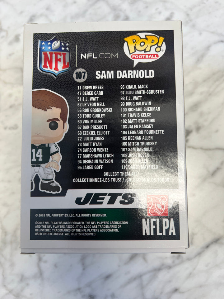 NFL Football Sam Darnold Jets Funko POP Vinyl Figure 107 FP82924