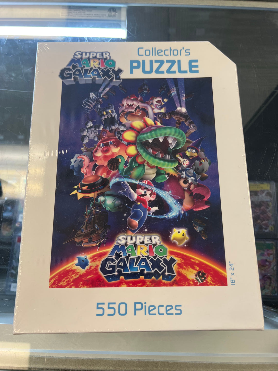 Nintendo Super Mario Galaxy Collectors Puzzle 18x24 550 Pieces NEW    NT62926