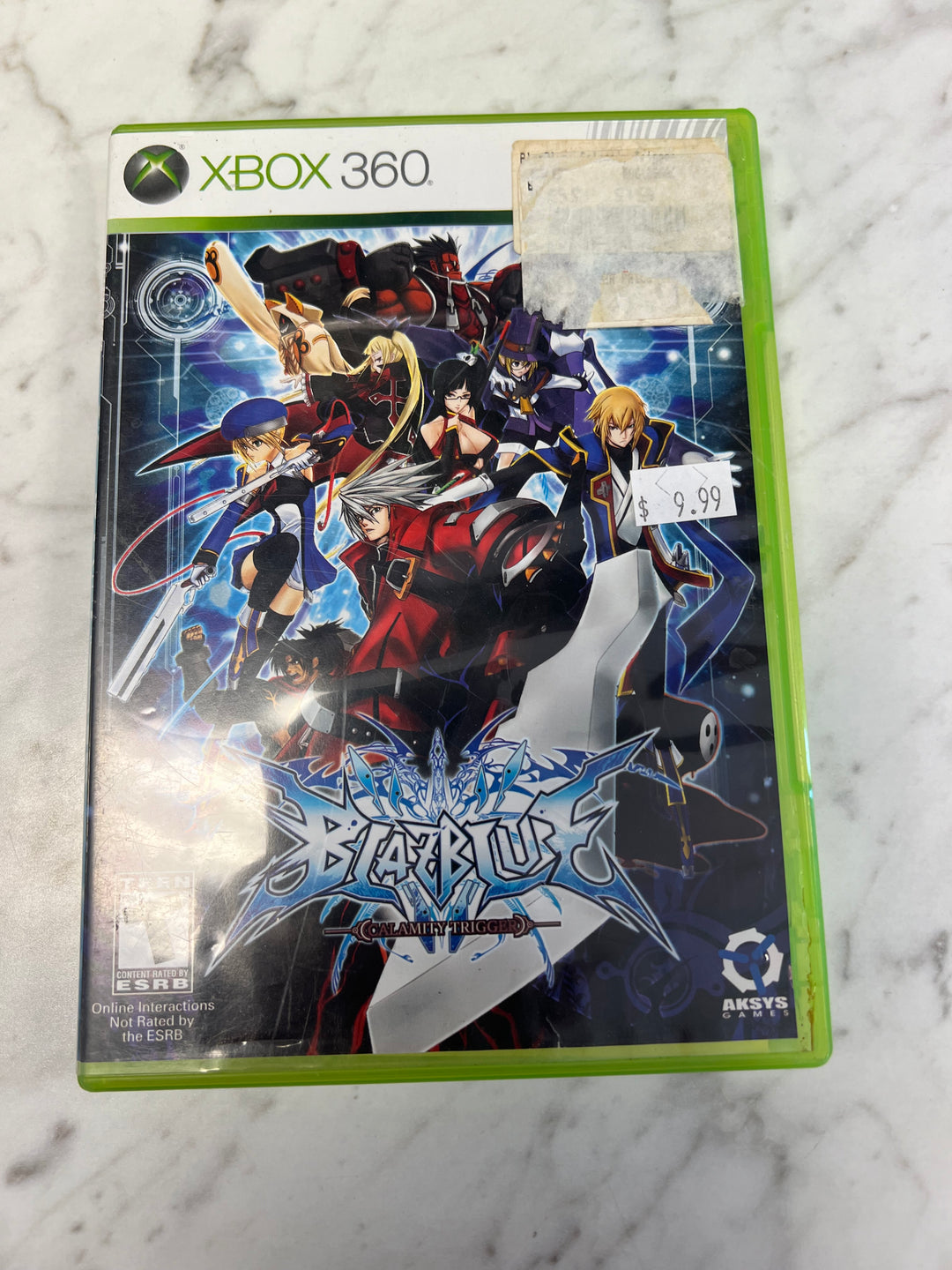 Blazblue Calamity Trigger for Microsoft Xbox 360 in case. Tested and Working.     DO61124