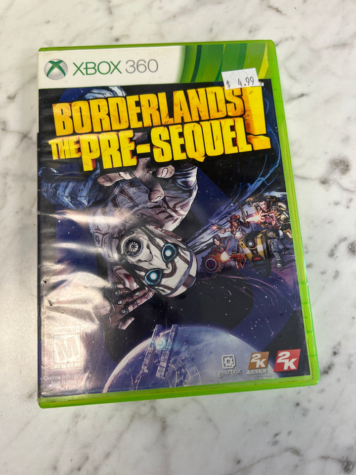 Borderlands the Pre-Sequel for Microsoft Xbox 360 in case. Tested and Working.     DO61124