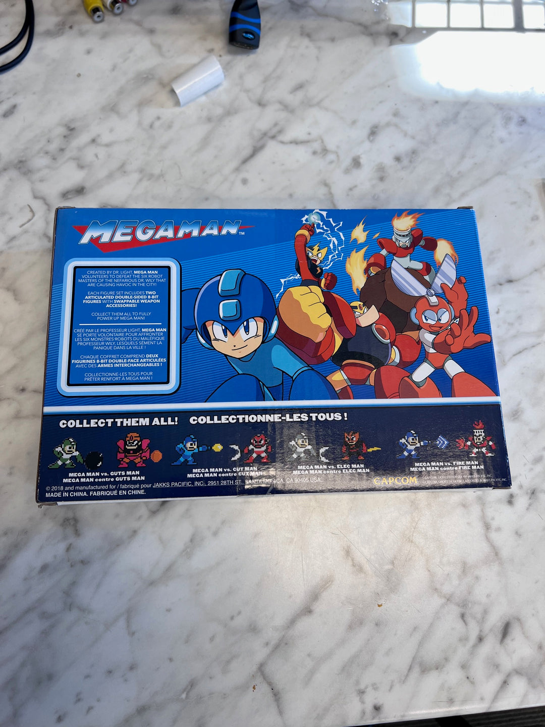 NEW Jakks Pacific Mega Man Classic 8-Bit 2-Pack Mega Man vs Fire Man 2018  NA91025