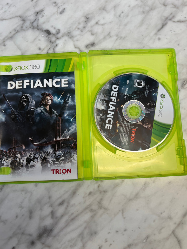 Defiance for Microsoft Xbox 360 in case. Tested and Working.     DO61124