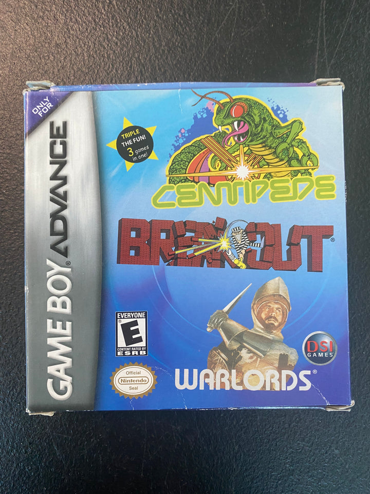 Centipede Breakout Warlords - Game Boy Advance G7925