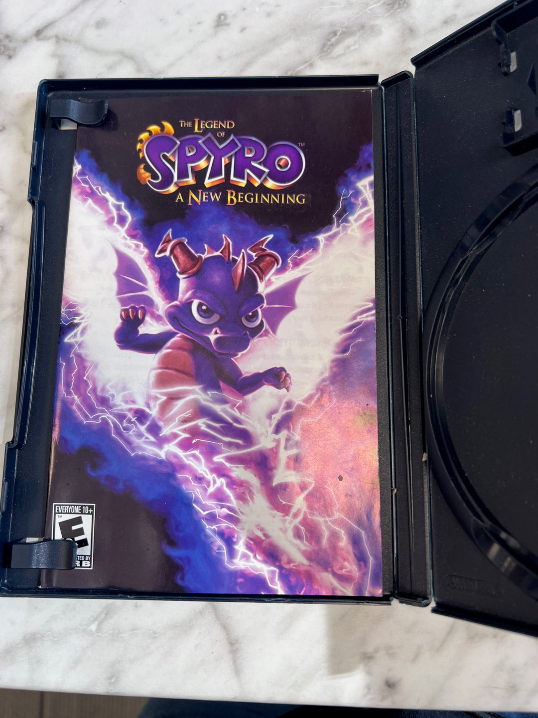 The Legend of Spyro A New Beginning PS2 CASE AND MANUAL ONLY CO91025