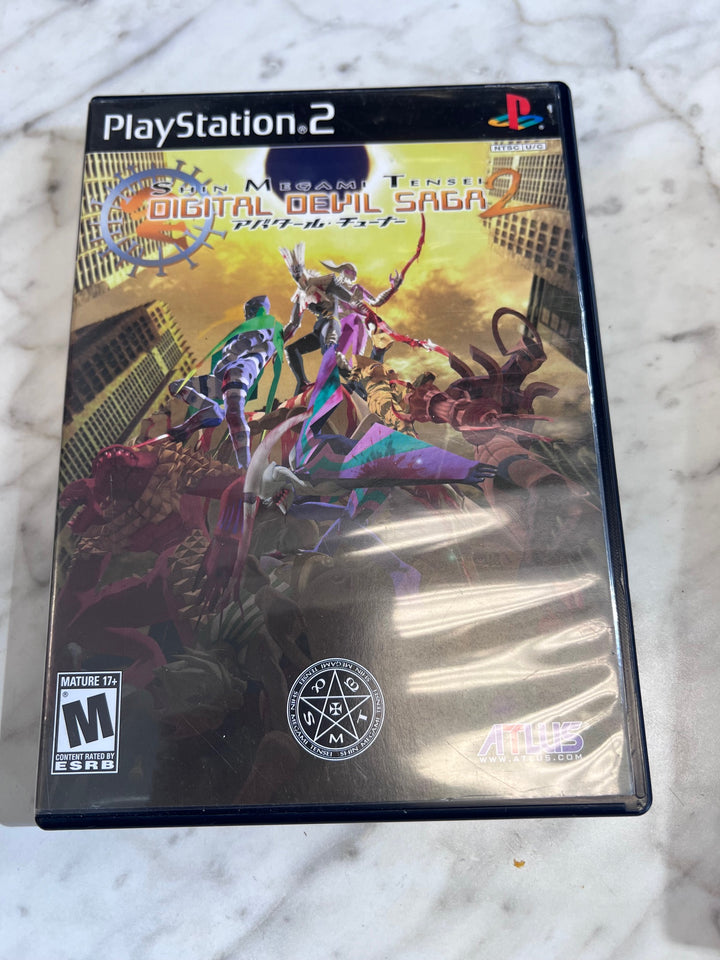 Shin Megami Tensei Digital Devil Saga 2 PS2 CASE AND MANUAL ONLY CO91025