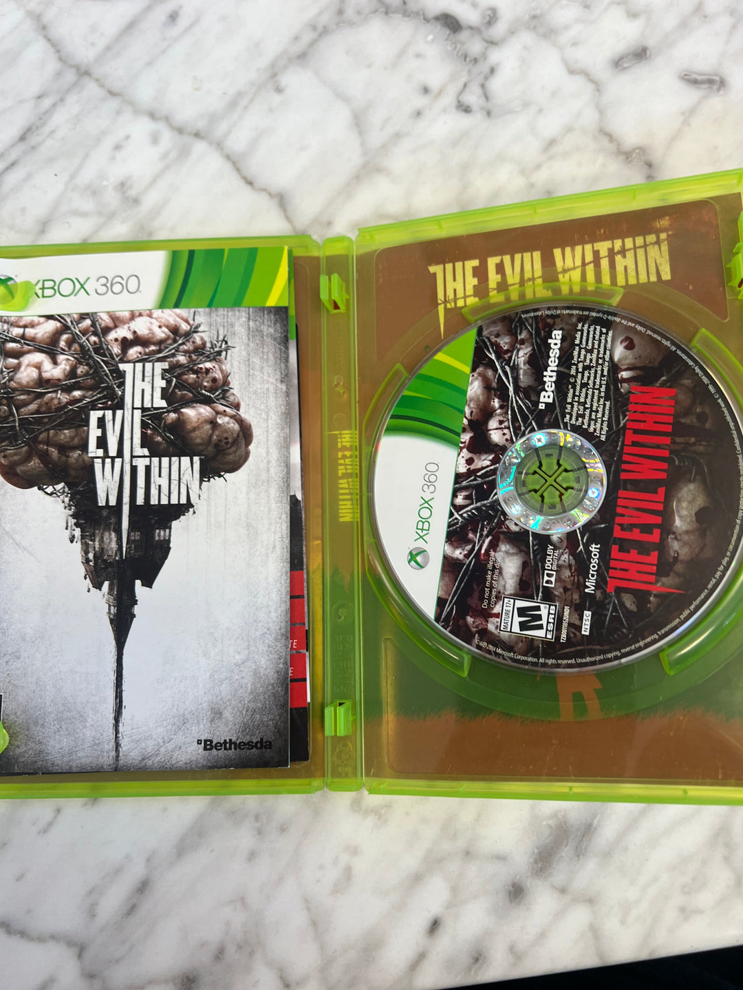 The Evil Within for Microsoft Xbox 360 in case. Tested and Working.     DO61124