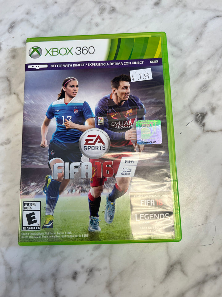 FIFA Soccer 16 for Microsoft Xbox 360 in case. Tested and Working.     DO61124