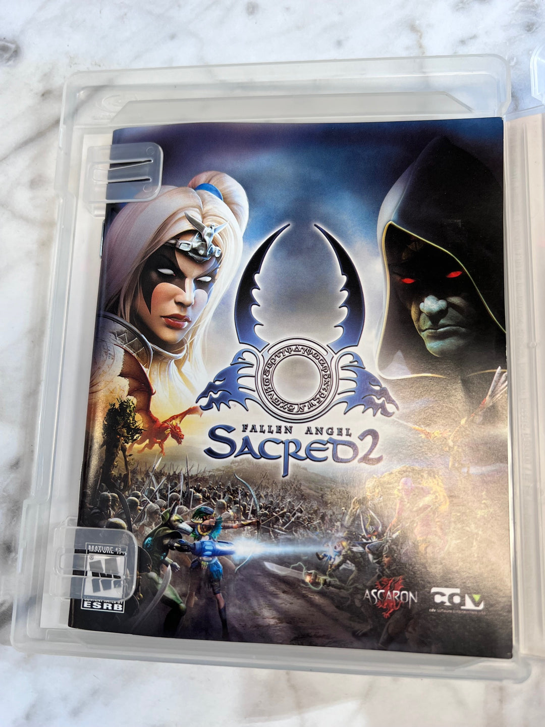 Sacred 2 Fallen Angel PS3 CASE  MANUAL ONLY CO91025