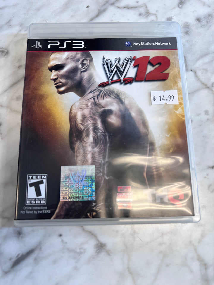 WWE 12 PS3 CASE ONLY CO91025
