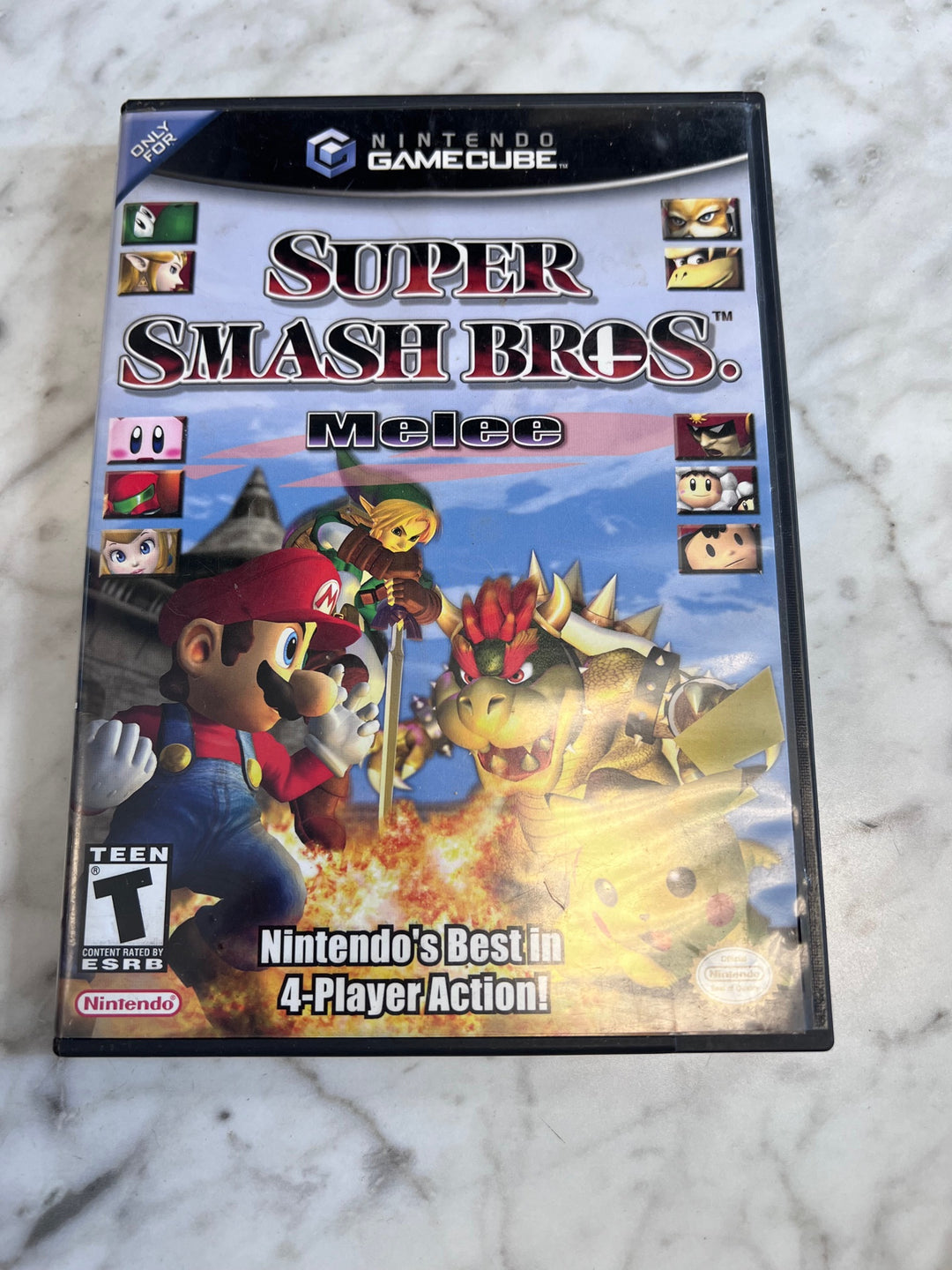 Super Smash Bros Melee Nintendo Gamecube CASE ONLY CO91025