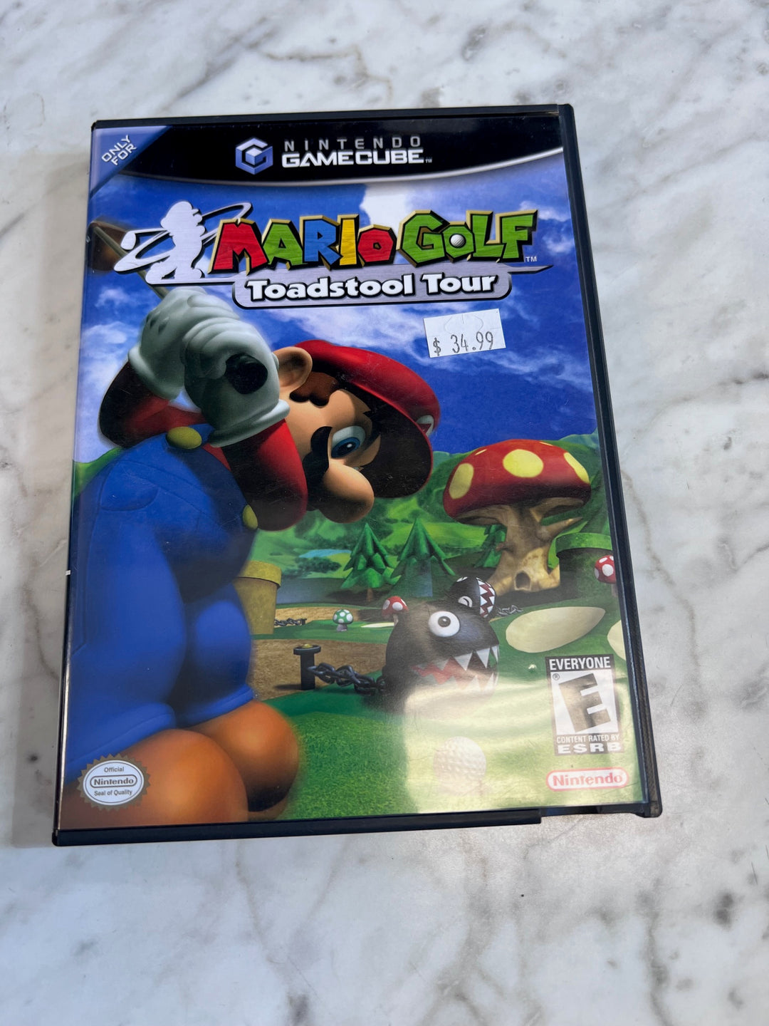 Mario Golf Toadstool Tour Nintendo Gamecube CASE & MANUAL ONLY CO91025