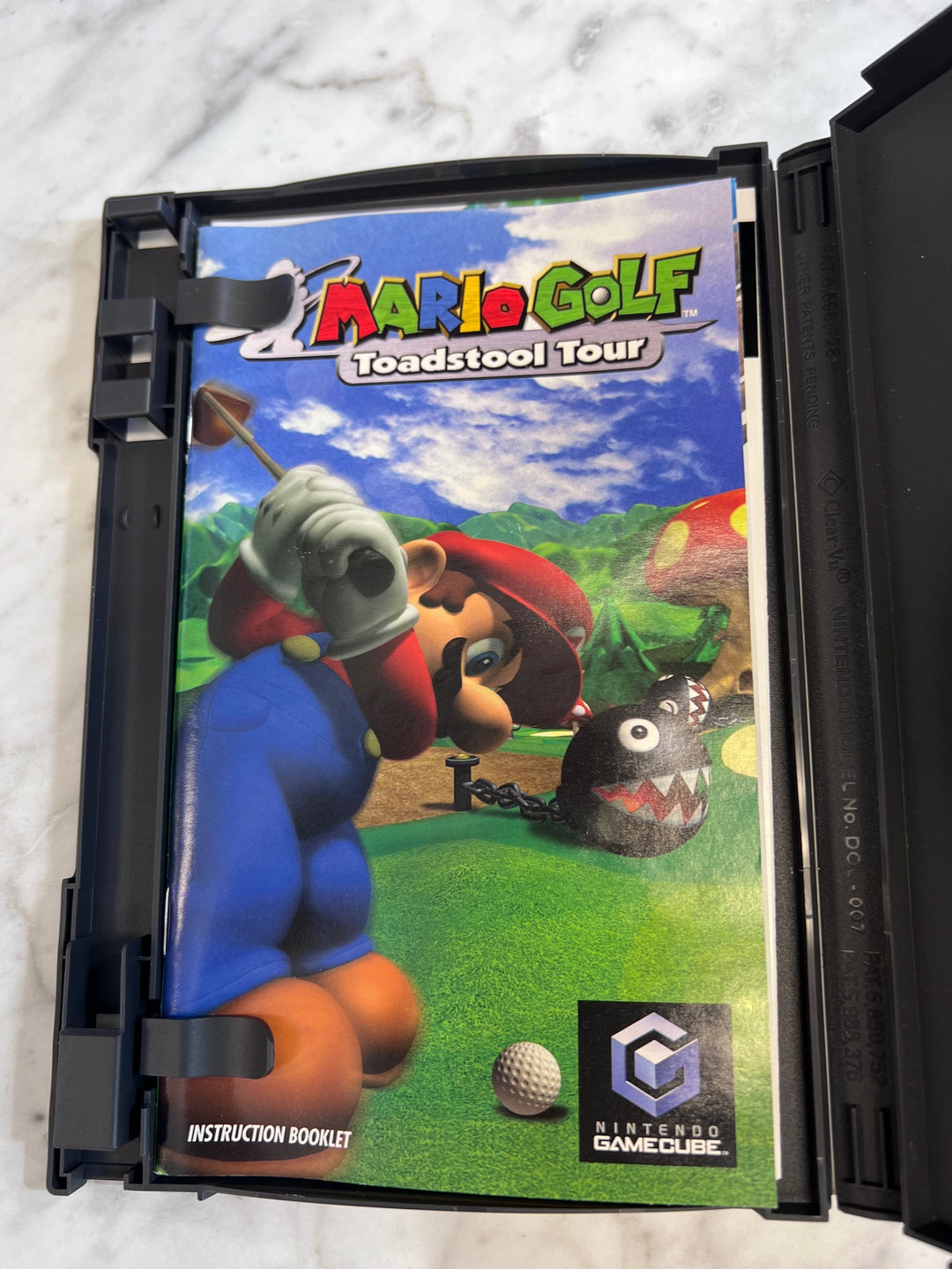 Mario Golf Toadstool Tour Nintendo Gamecube CASE & MANUAL ONLY CO91025