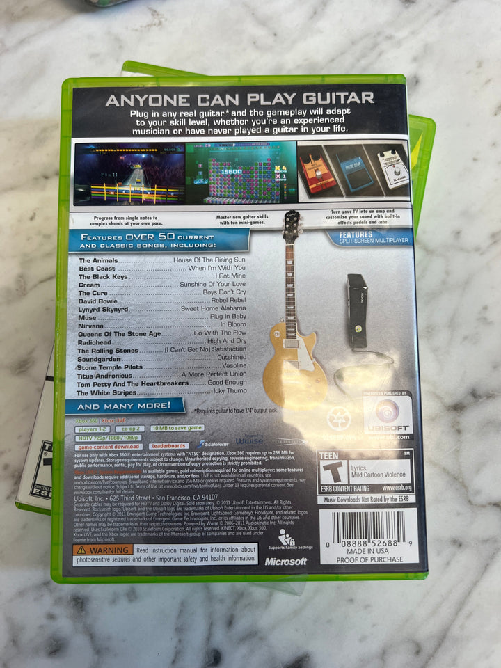 Rocksmith for Microsoft Xbox 360 in case. Tested and Working.     DO61124