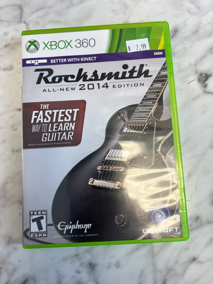 Rocksmith 2014 for Microsoft Xbox 360 in case. Tested and Working.     DO61124