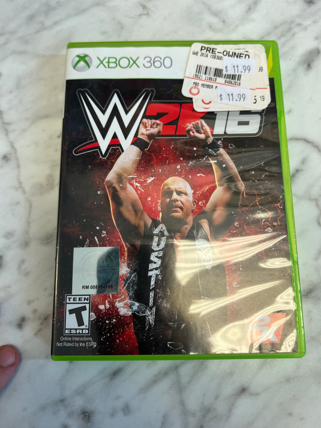 WWE 2K16 for Microsoft Xbox 360 in case. Tested and Working.     DO61124