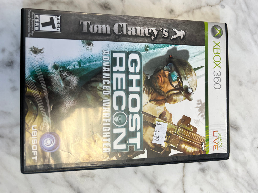 Tom Clancy's Ghost Recon Advanced Warfighter for Microsoft Xbox 360 in case. Tested and Working.     DO61124