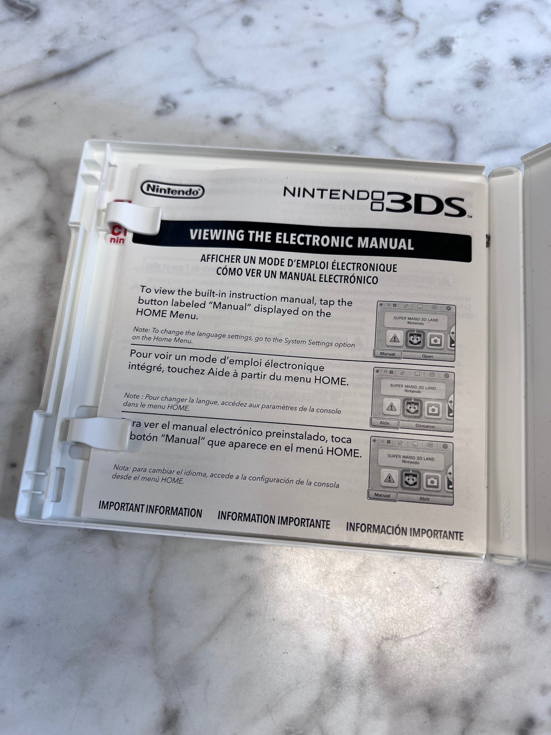 Pokemon Alpha Sapphire Nintendo 3DS CASE ONLY CO91025