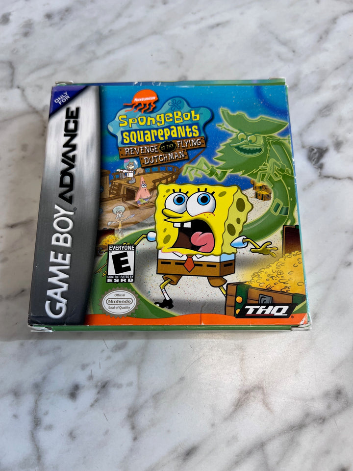 Spongebob Revenge of the Flying Dutchman GBA BOX AND MANUAL ONLY CO91025