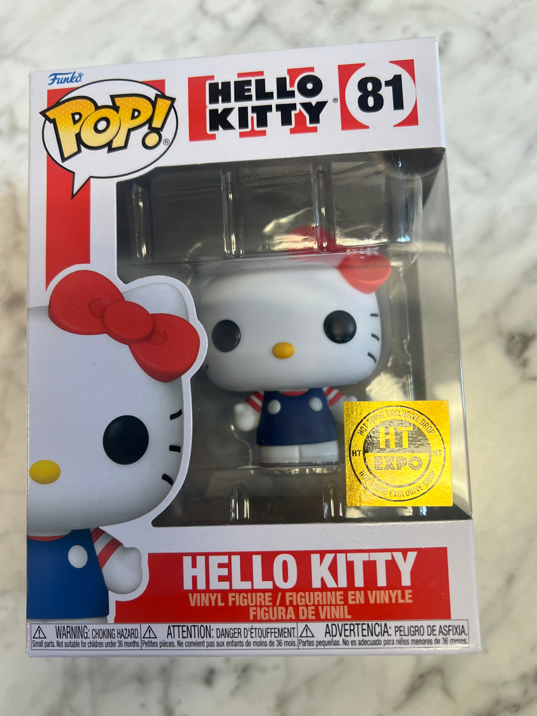 Funko Pop Sanrio #81 Hello Kitty Hot Topic HT Expo Exclusive FP82924