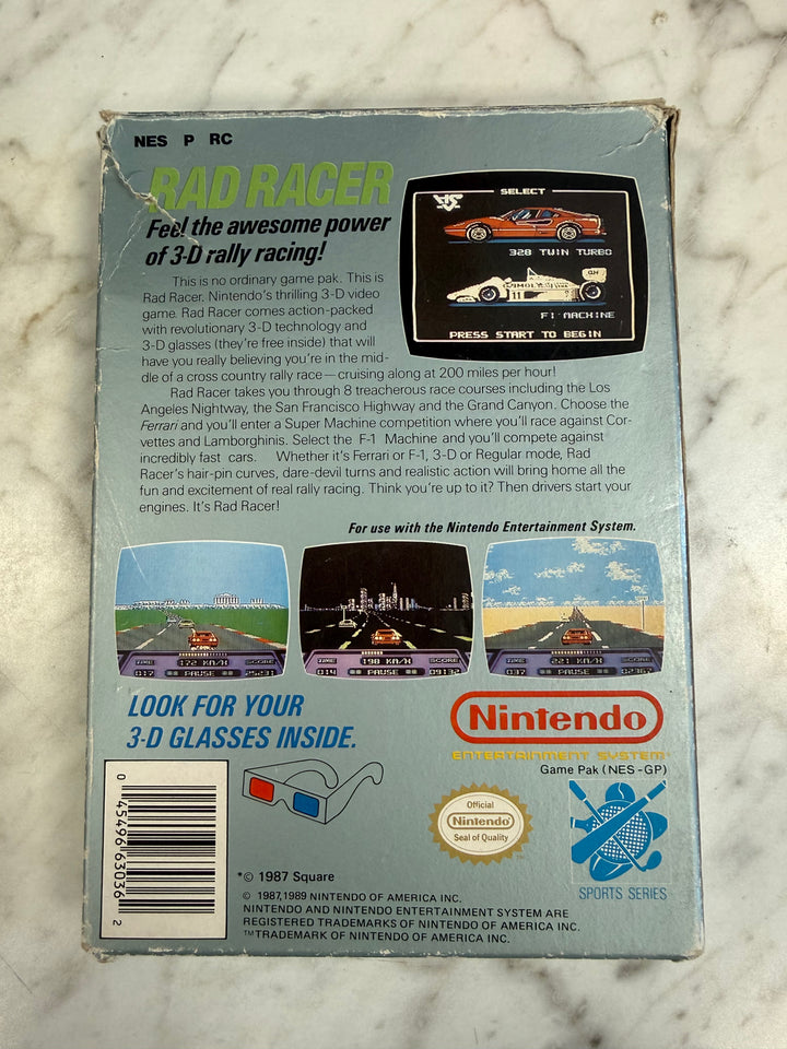 Rad Racer - NES N61625