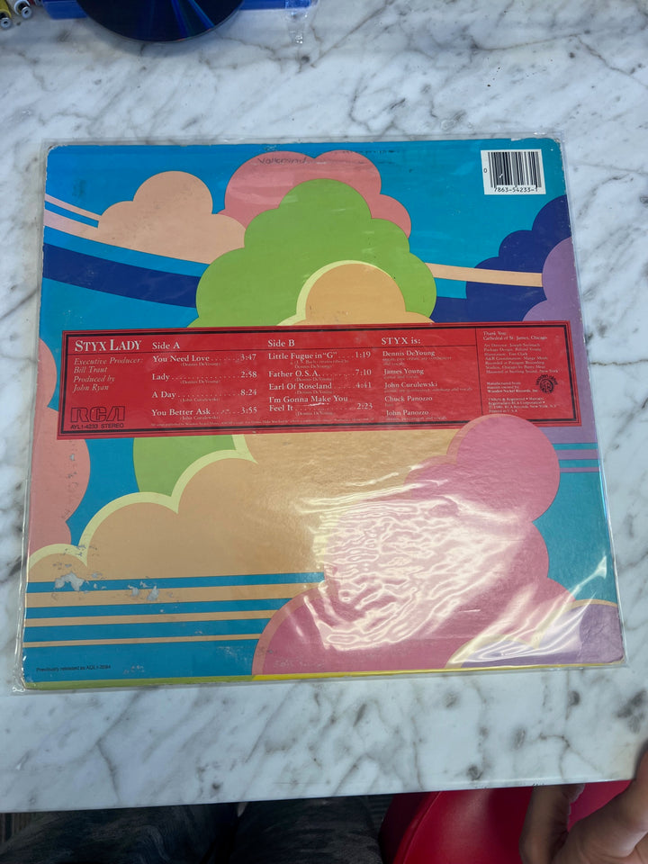 Styx - Lady (VG+) Condition Vinyl Record  UR91125
