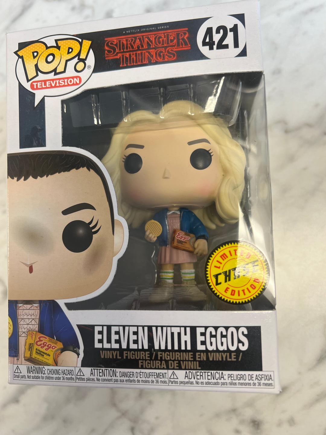 Funko Pop! Vinyl: Stranger Things - Eleven with Eggos (Chase) #421 FP82924