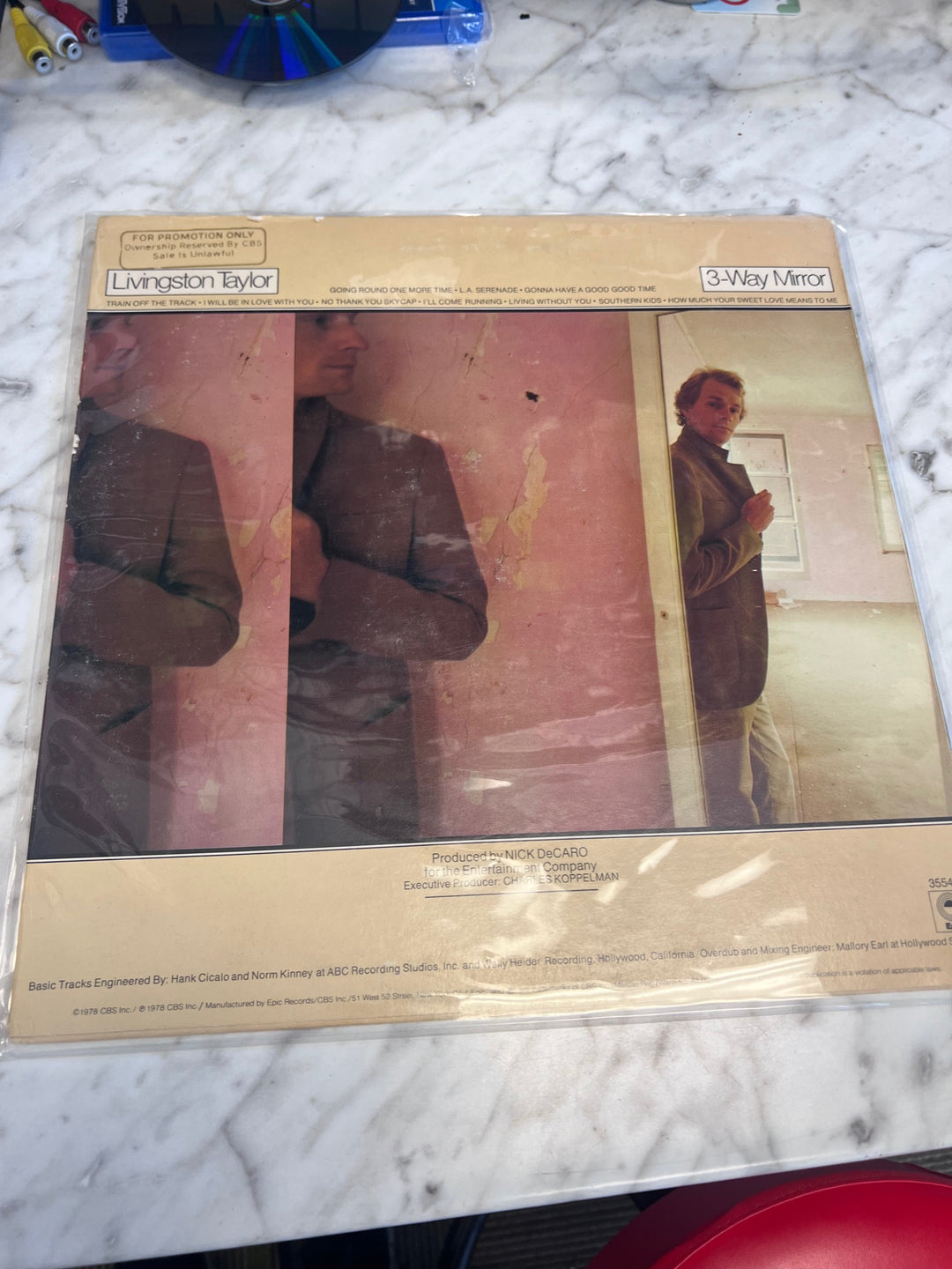Livingston Taylor - 3 Way MIrror (NM) Condition Vinyl Record UR91125
