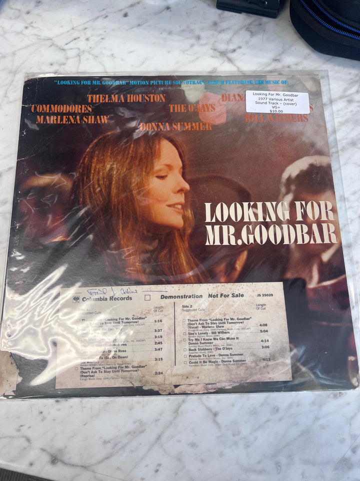 Looking for Mr. Goodbar - Various (VG+) Condition Vinyl Record  UR91125