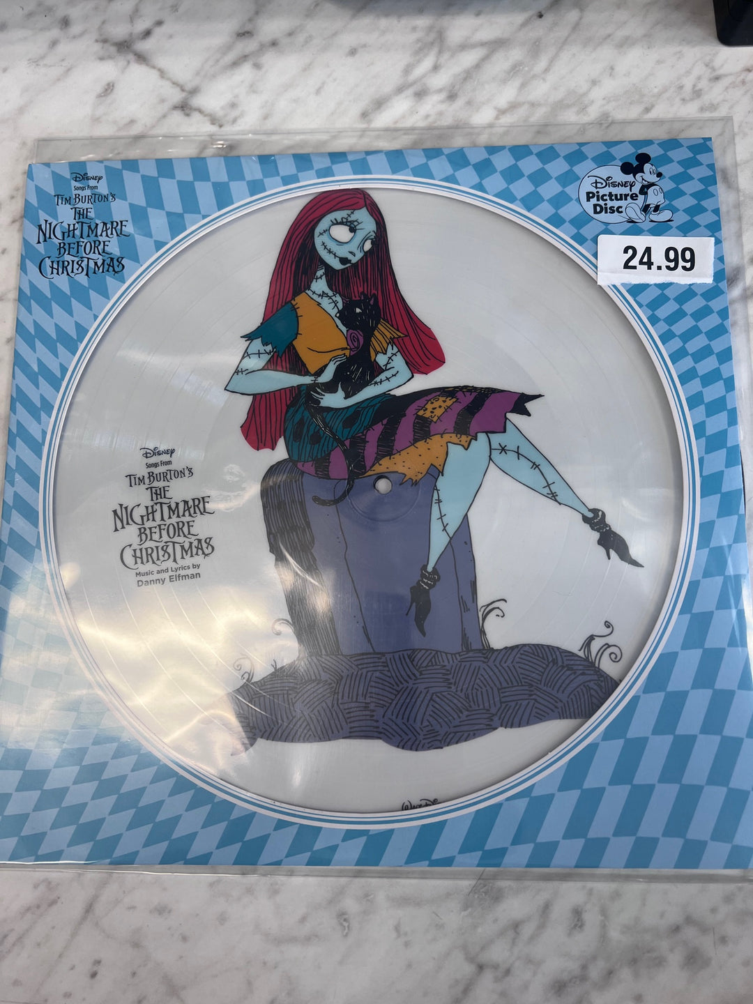Disney Picture Disc Tim The Nightmare Before Christmas (NM) Condition Vinyl Record UR91125