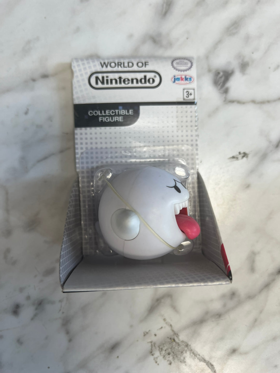 World of Nintendo Jakks Pacific Boo Figure 2" NT7226