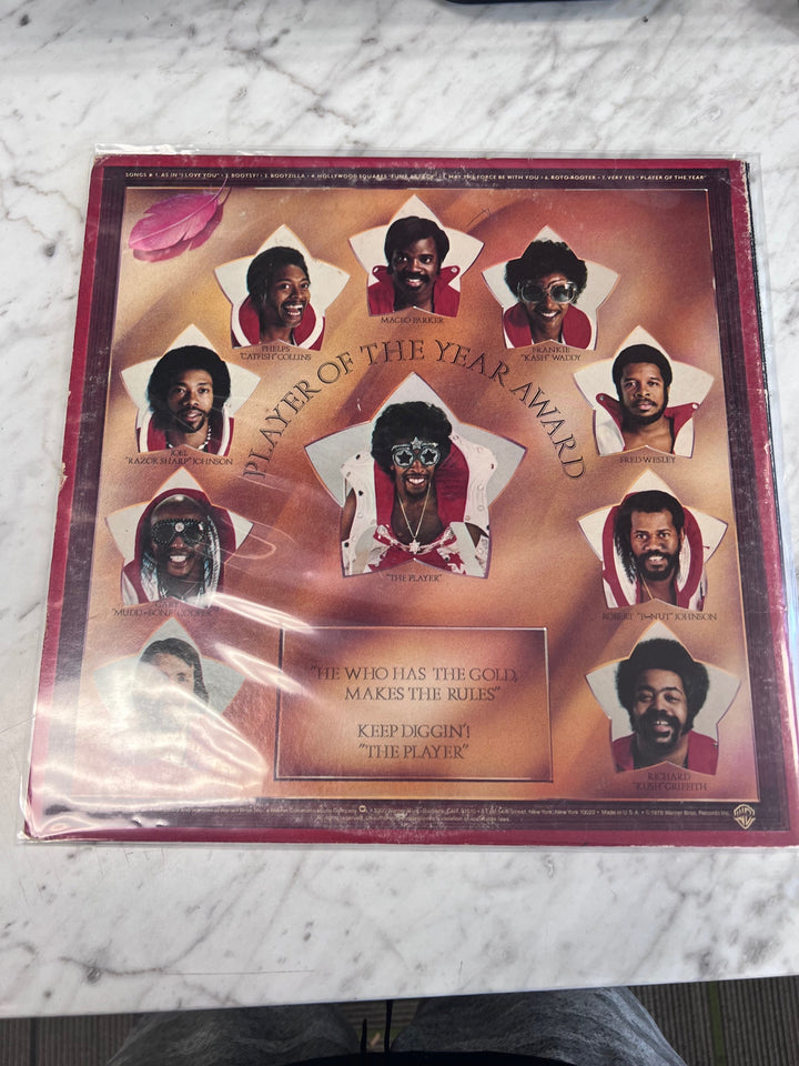 Bootsy's Rubber Band- Player of the Year (VG+) Condition Vinyl BOS91125