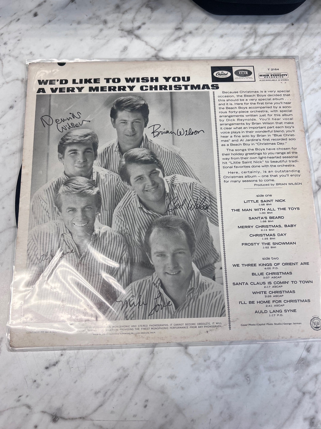 The Beach Boys Christmas Album (VG) Condition Vinyl BOS91125