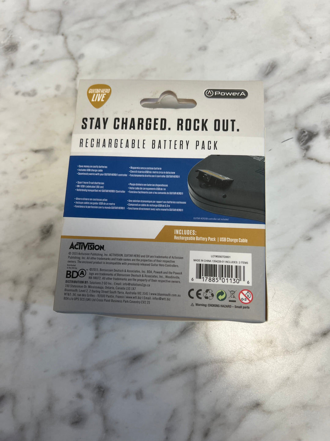 Guitar Hero Live Rechargeable Battery Pack BRAND NEW SEALED  DN61624