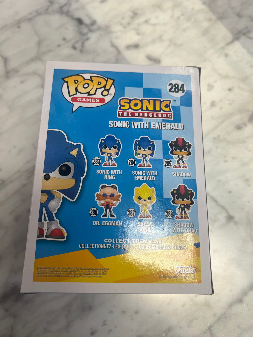 Funko Pop! Vinyl: Sonic The Hedgehog - Sonic with Emerald #284