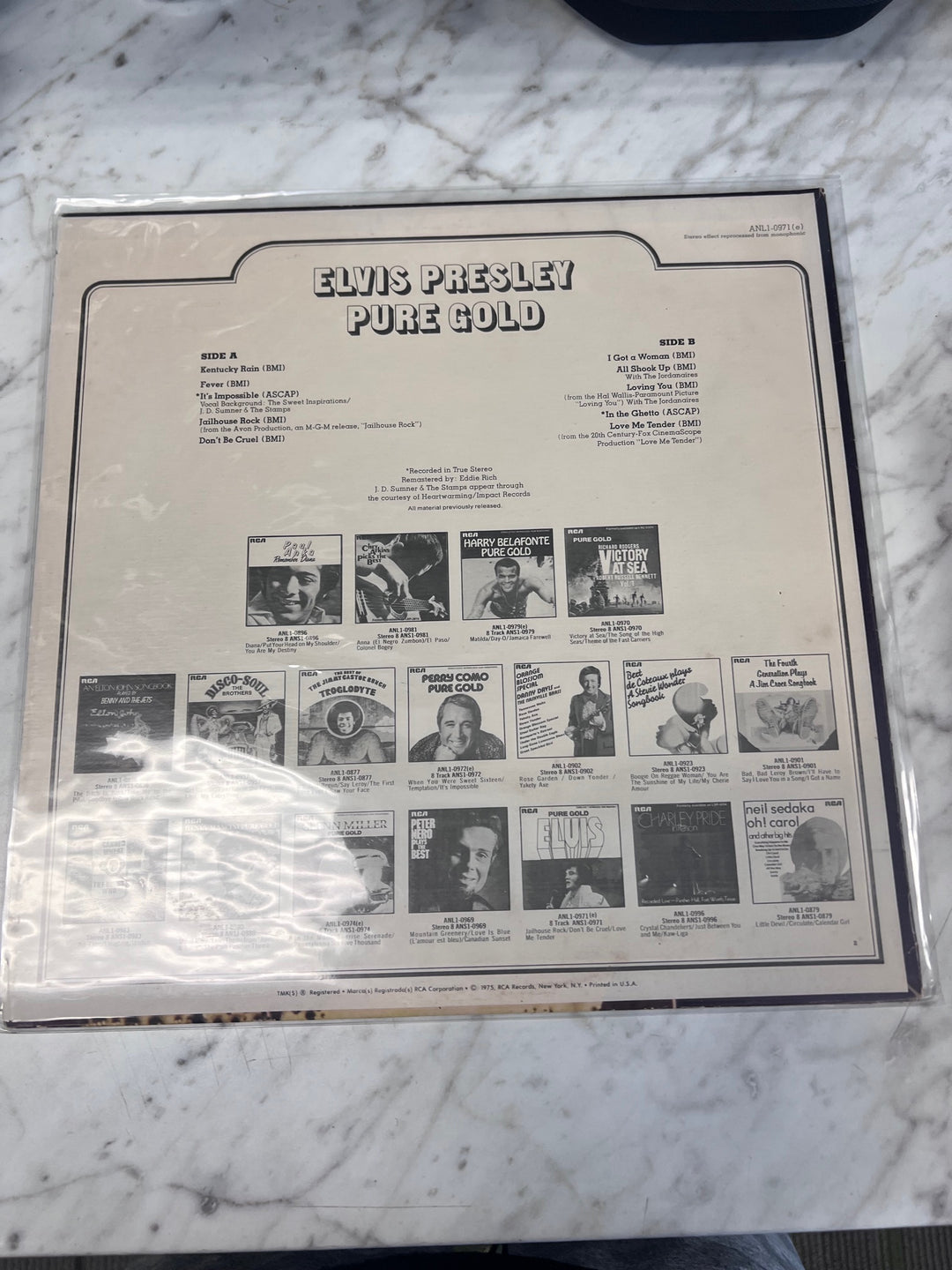 Elvis - Pure Gold (NM) Condition Vinyl BOS91125