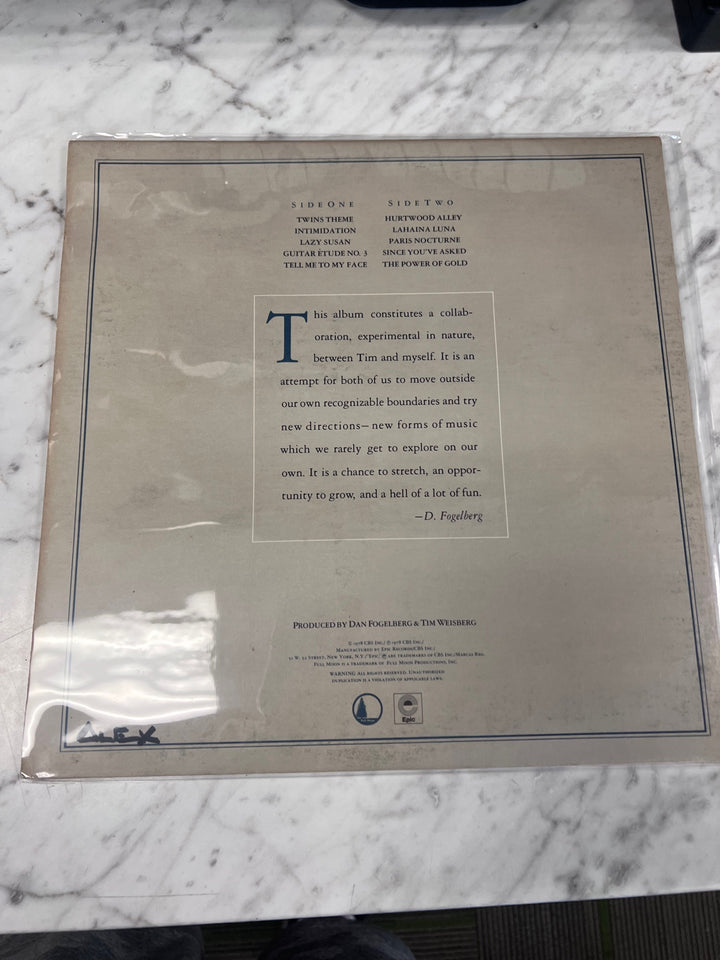 Dan Fogelberg & Tim Weisberg - Twin Sons of Different Mothers (NM) Condition Vinyl BOS91125