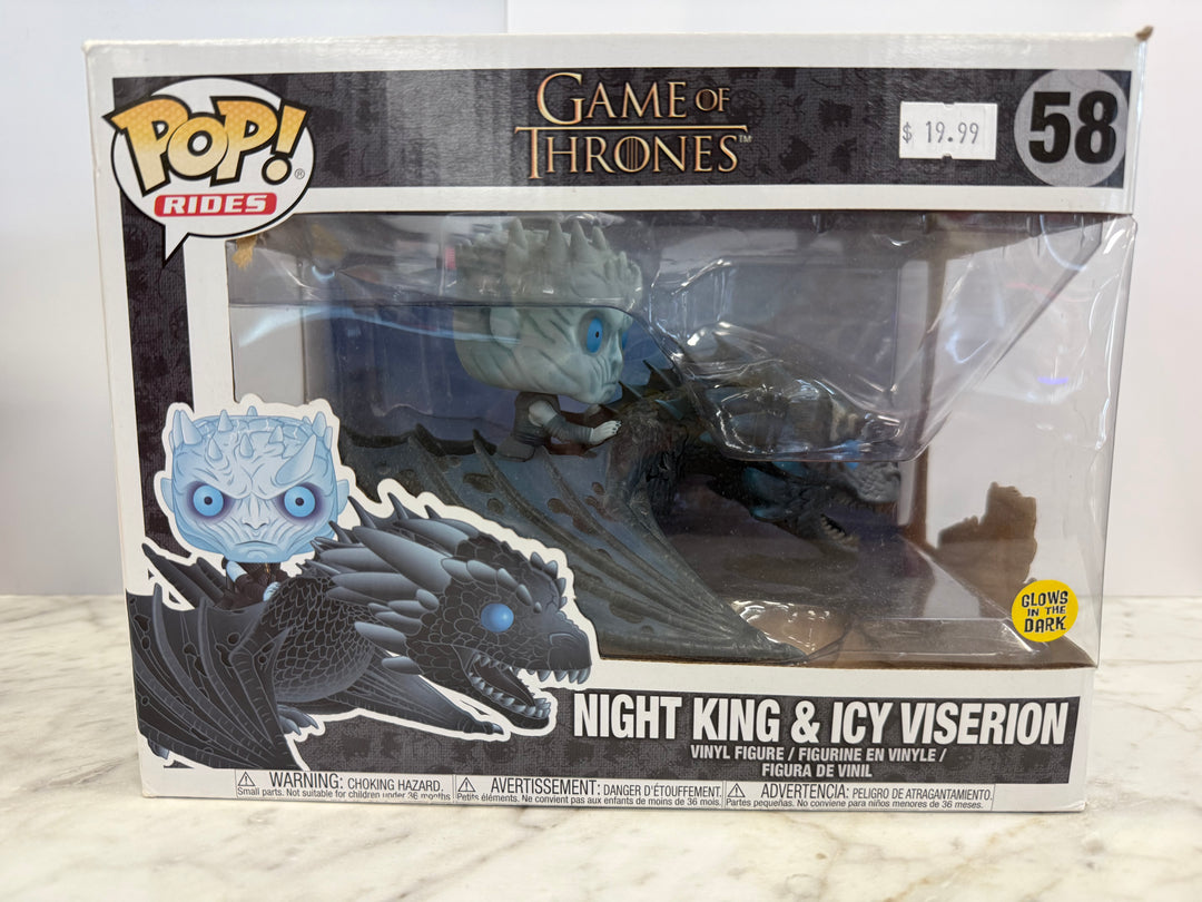 Night King & Icy Viserion #58 Game of Thrones (Glow In The Dark) TORN TOP FP52426