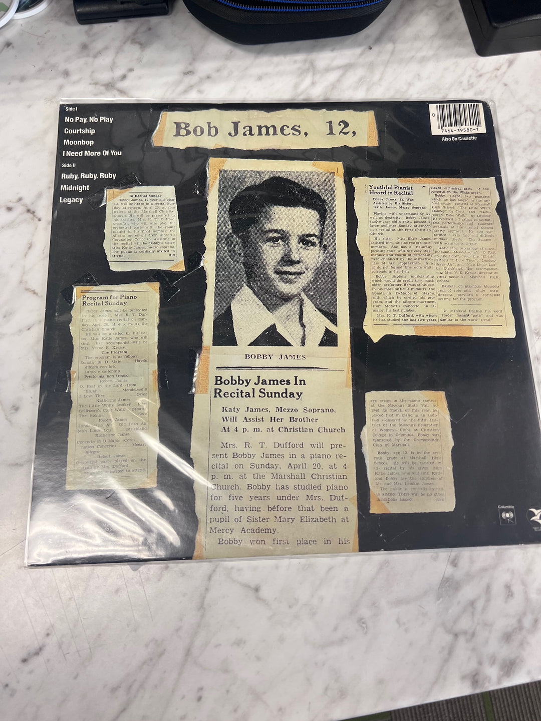 Bob James - 12 (NM) Condition Vinyl Record BOS91125