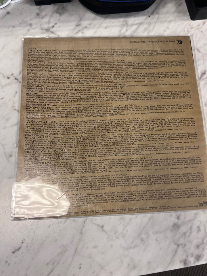 Carole King - Tapestry (VG+) Condition Vinyl Record BOS91125