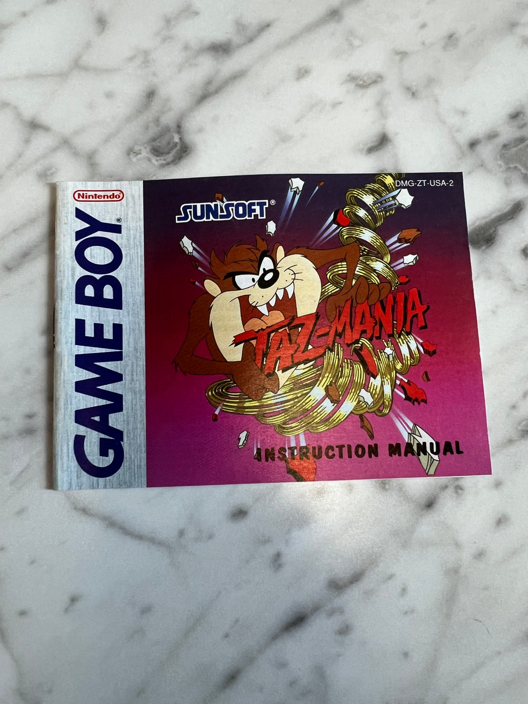 Taz Mania for Game Boy Instruction Booklet Manual Only MO82924