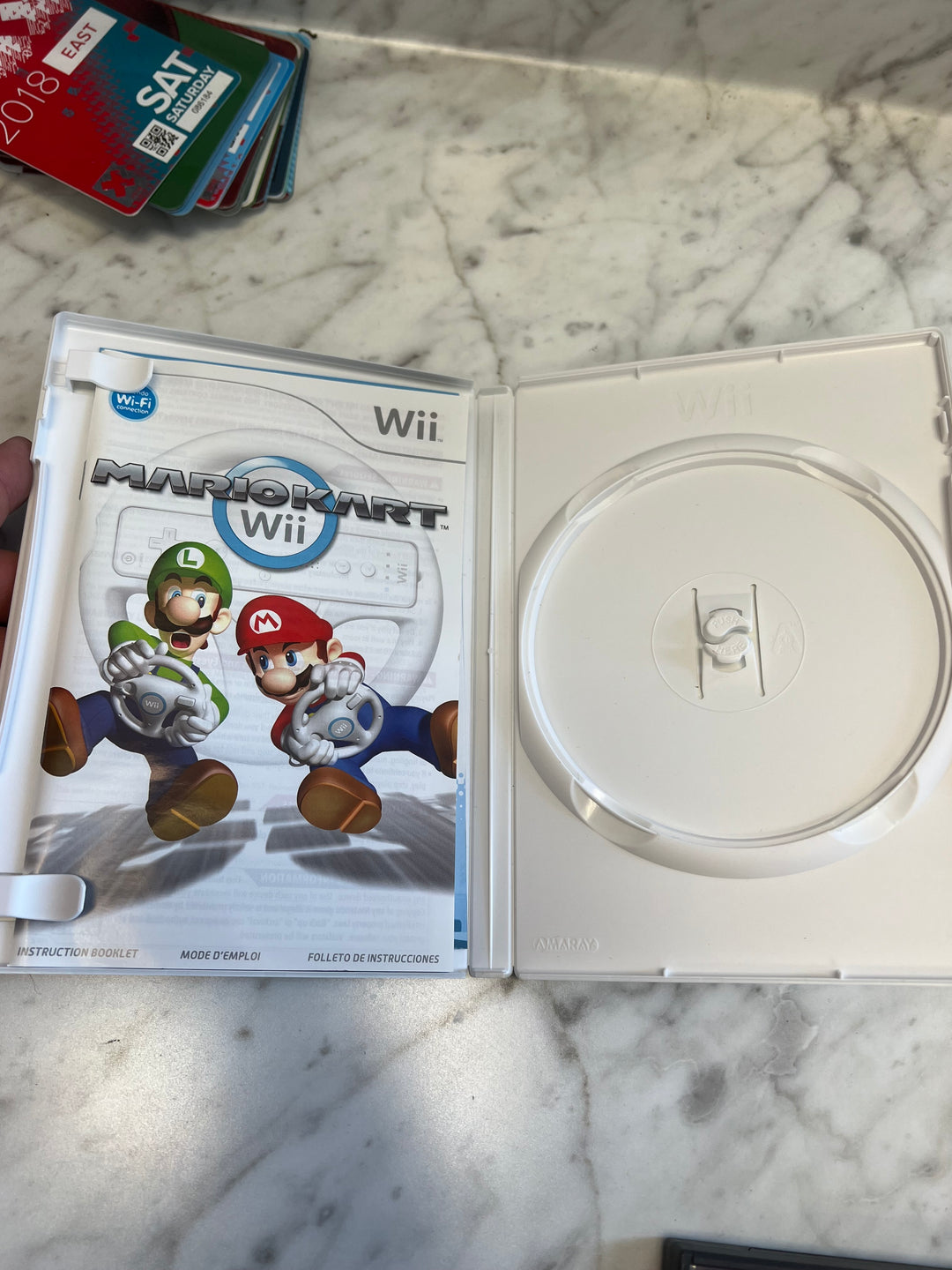 Mario Kart Wii Nintendo Wii Case and Manual Only No Game         DO61624